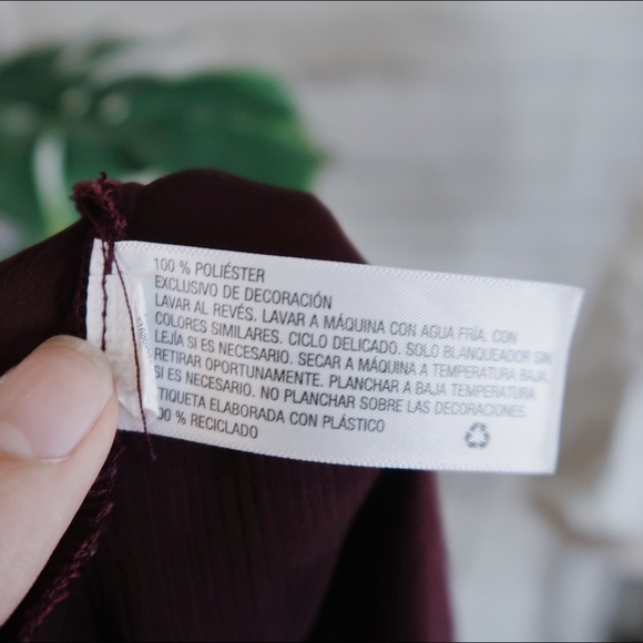 Maroon Intimate Lingerie Lace Cropped Tank Top - Picture 5 of 5